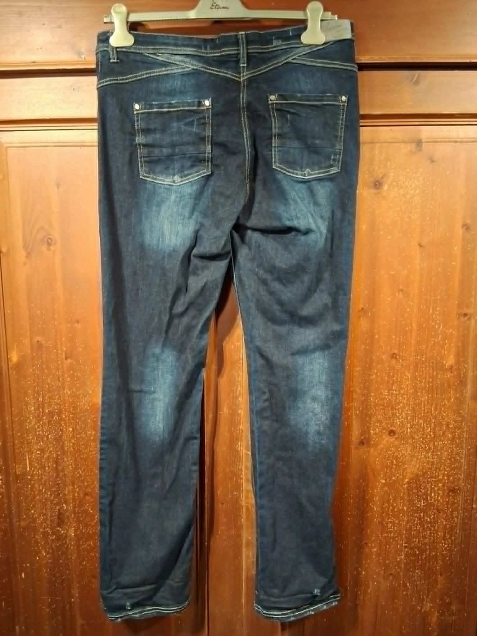 Jeans de corte regular azul oscuro talla 44 Yessica – photo 2